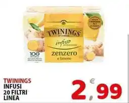 Il Centro Superstore Twinings infusi 20 filtri linea offerta