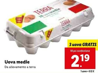 Lidl Uova medie offerta