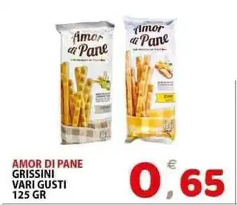 Il Centro Superstore Amor di pane grissini vari gusti offerta