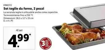 Lidl Ernesto set teglie da forno, 2 pezzi offerta