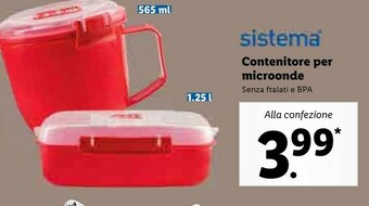 Lidl Sistema contenitore per microonde offerta