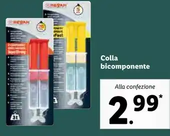 Lidl Colla bicomponente offerta