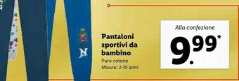 Lidl Pantaloni sportivi da bambino offerta