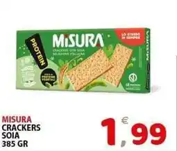 Il Centro Superstore Misura crackers soia offerta