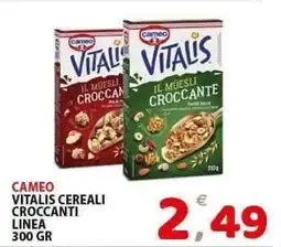 Il Centro Superstore Cameo vitalis cereali croccanti linea offerta