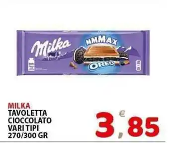 Il Centro Superstore Milka tavoletta cioccolato vari tipi offerta