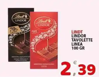 Il Centro Superstore Lindt lindor tavolette linea offerta