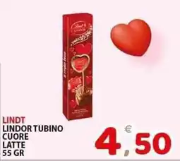 Il Centro Superstore Lindt lindor tubino cuore latte offerta