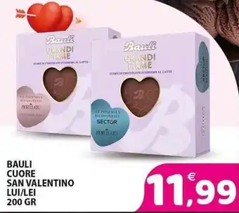 Il Centro Superstore Bauli cuore san valentino lui/lei offerta