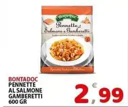 Il Centro Superstore Bontadoc pennette al salmone gamberetti offerta