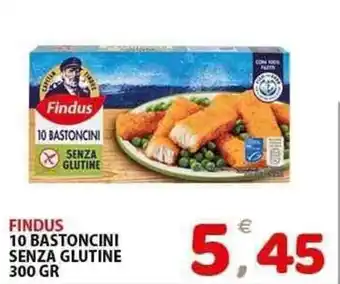 Il Centro Superstore Findus 10 bastoncini senza glutine offerta