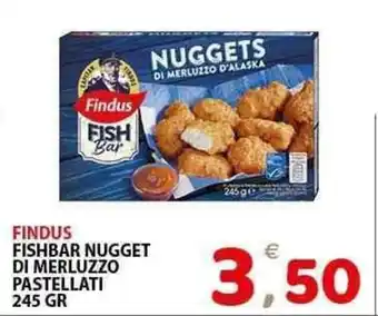 Il Centro Superstore Findus fishbar nugget di merluzzo pastellati offerta