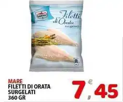 Il Centro Superstore Mare filetti di orata surgelati offerta