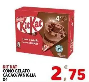 Il Centro Superstore Kit kat cono gelato cacao/vaniglia offerta