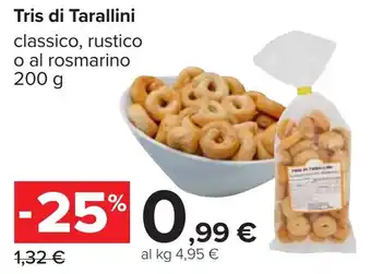 Carrefour Tris di Tarallini offerta