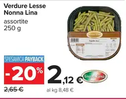 Carrefour Verdure Lesse Nonna Lina offerta