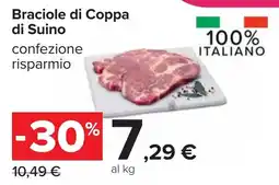 Carrefour Braciole di Coppa di Suino offerta