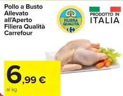 Carrefour Pollo a Busto Allevato all'Aperto Filiera Qualità Carrefour offerta