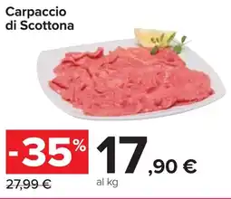 Carrefour Carpaccio di Scottona offerta