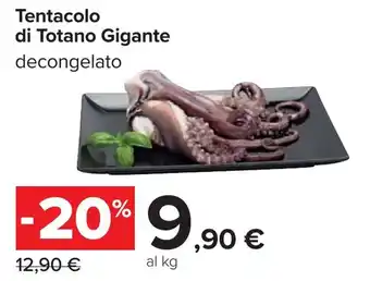 Carrefour Tentacolo di Totano Gigante decongelato offerta