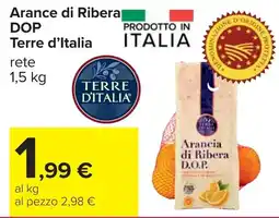 Carrefour Arance di Ribera DOP TERRE D'ITALIA offerta