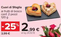 Carrefour Cuori di Sfoglia offerta