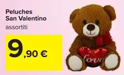 Carrefour Peluches San Valentino assortiti offerta