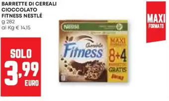 Pam Barrette di cereali cioccolato fitness NESTLÉ offerta