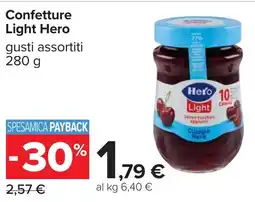 Carrefour Confetture Light Hero offerta