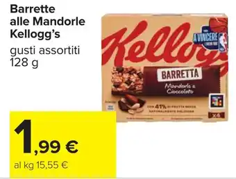 Carrefour Barrette alle Mandorle Kellogg's offerta