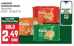 Pam Lasagne GIOVANNI RANA offerta