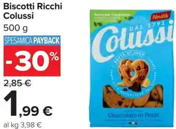 Carrefour Biscotti Ricchi Colussi offerta