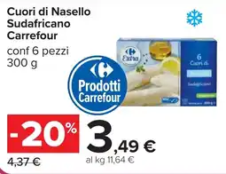 Carrefour Cuori di Nasello Sudafricano Carrefour offerta