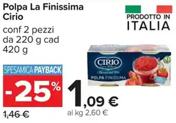 Carrefour Polpa La Finissima Cirio offerta