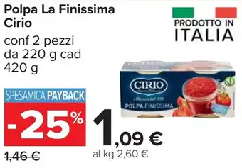 Carrefour Polpa La Finissima Cirio offerta