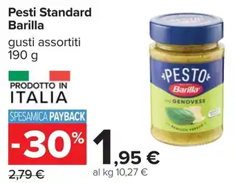 Carrefour Pesti Standard Barilla offerta