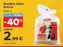 Carrefour Noodles Udon Sukina offerta