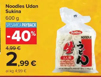 Carrefour Noodles Udon Sukina offerta