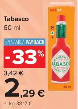 Carrefour Tabasco offerta