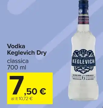 Carrefour Vodka Keglevich Dry offerta