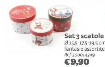 Set 3 scatole