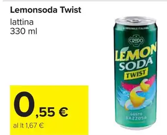 Carrefour Lemonsoda Twist offerta