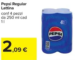 Carrefour Pepsi Regular Lattina offerta