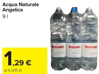 Carrefour Acqua Naturale Angelica offerta