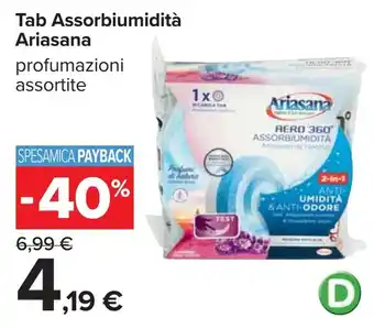 Carrefour Tab Assorbiumidità Ariasana offerta