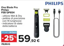 Carrefour PHILIPS One Blade Pro FEB QP654 offerta