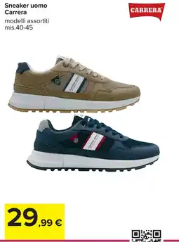 Carrefour Sneaker uomo Carrera offerta