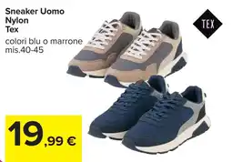 Carrefour Sneaker Uomo Nylon Tex offerta