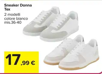 Carrefour Sneaker Donna Tex offerta