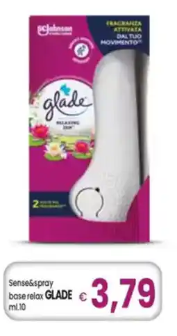 Famila Sense&spray base relax GLADE offerta